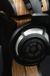 Black Hornbeam & Zebrano - Exotic Wood Headphone Stand - Image 2