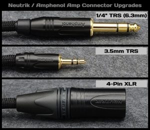 Neutrik and Amphenol Amp Connector Upgrades