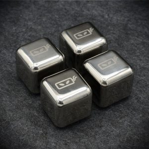 Stainless Steel Whiskey Stones Cubes - Diagnal